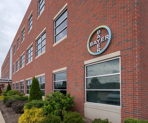 The office of Bayer in the University of Illinois, Urbana-Champaign Research Park in Champaign, Illinois, on Nov. 4, 2021.