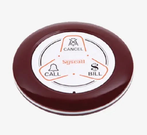 A restaurant bell with "syscall" written in the center